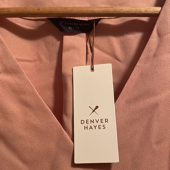 Ok Denver Hayes pink top, new with tags, size XL - Picture 3 of 6